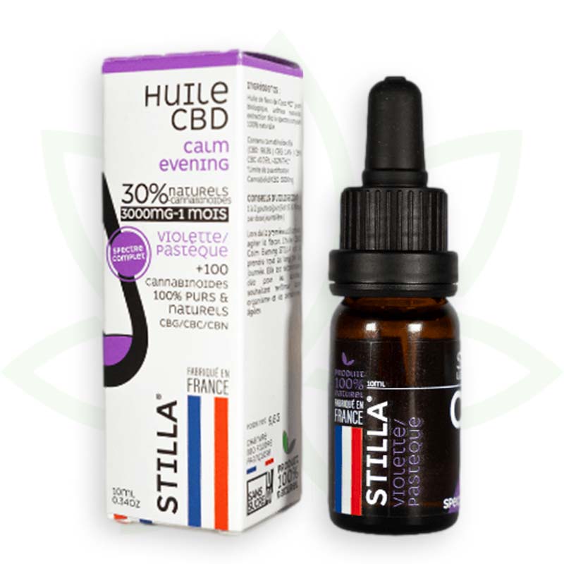 Cali Weed Stilla Calm Evening huile CBD 10% 10ml