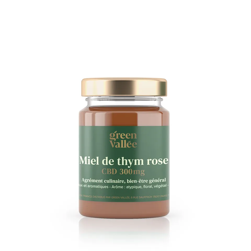 Green Vallée Miel Thym Rose CBD 300 mg 125 g