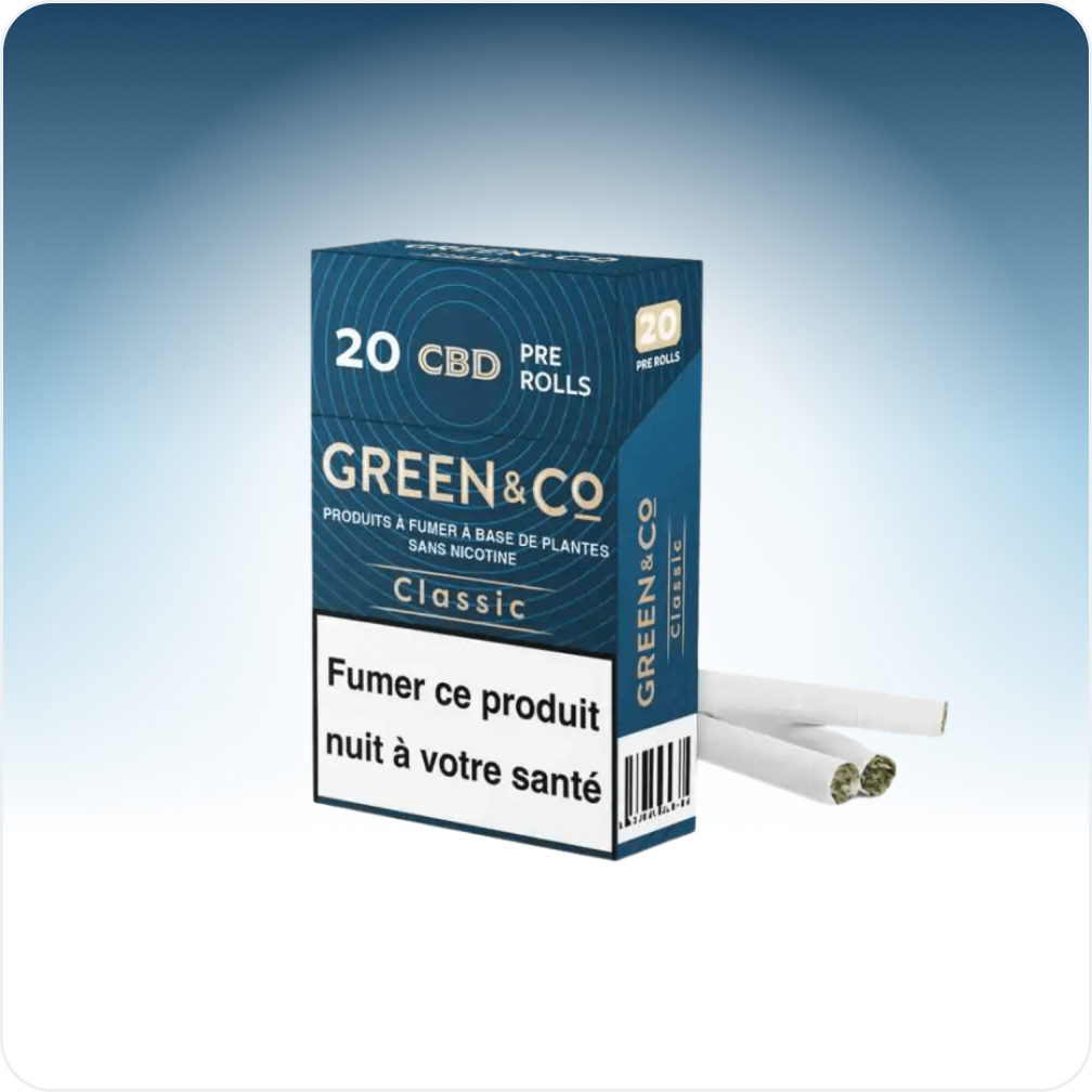 Cali Weed Classic cigarettes CBD paquet 20 sans tabac