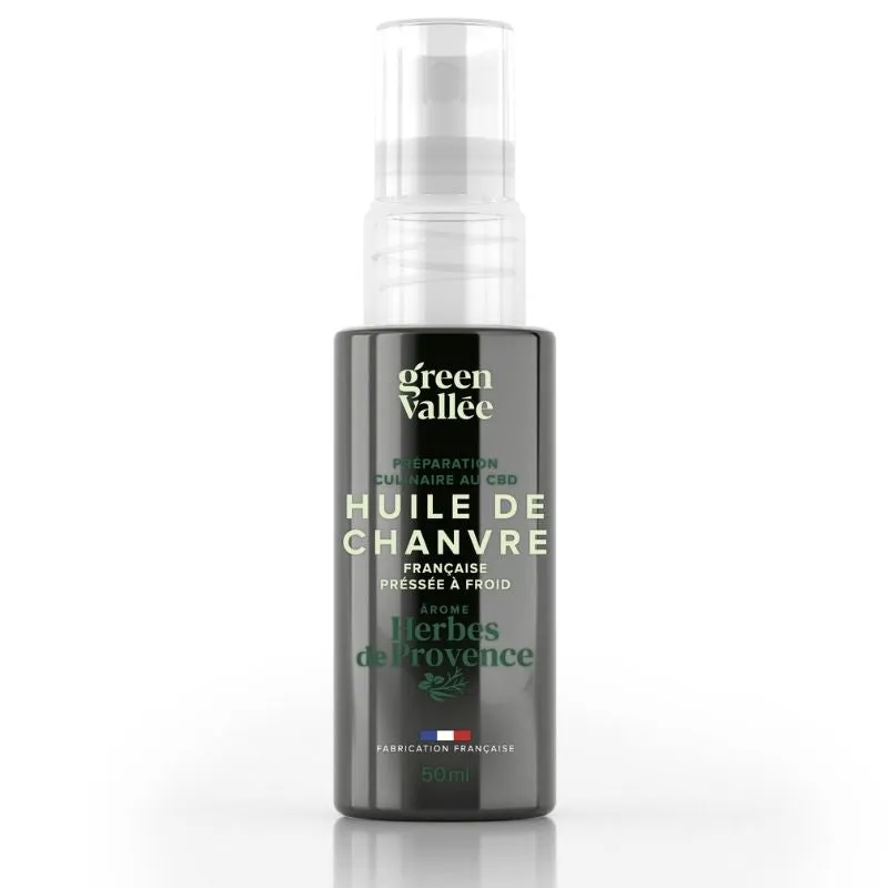 Green Vallée huile chanvre CBD Provence 50 ml bio