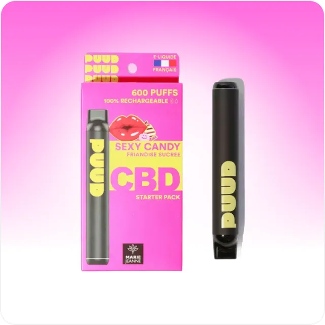 Cali Weed Candy vape CBD kit 500mg 600 bouffées