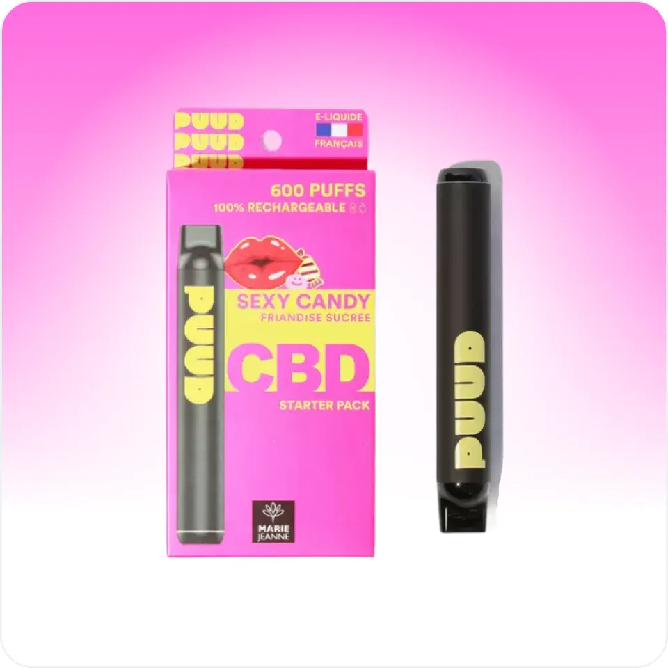 Cali Weed Candy vape CBD kit 500mg 600 bouffées