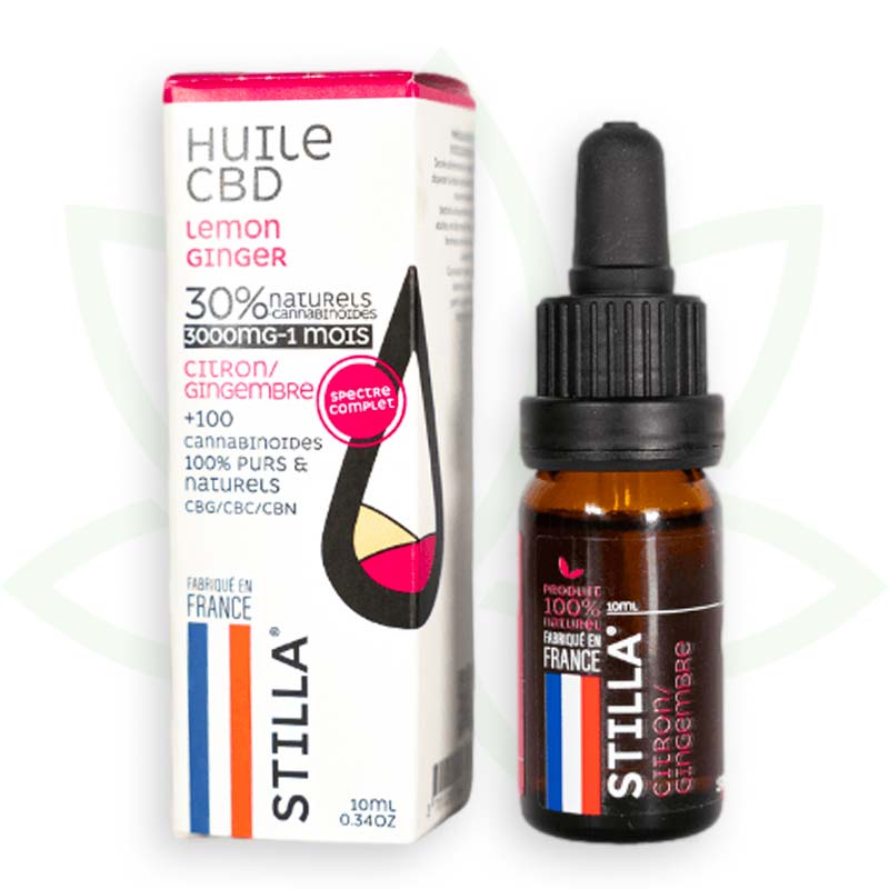 Stilla Lemon Ginger huile CBD 10% 10 ml full spectrum