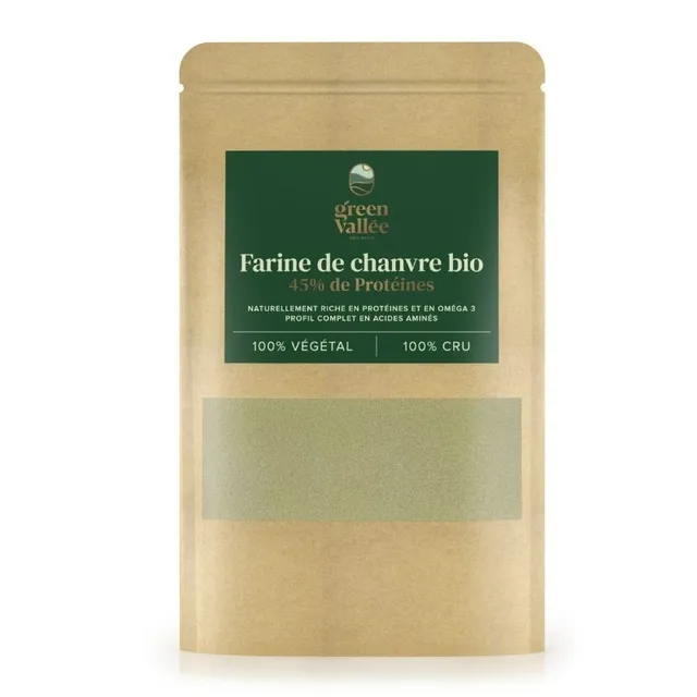 Green Vallée Farine de chanvre BIO 150 g