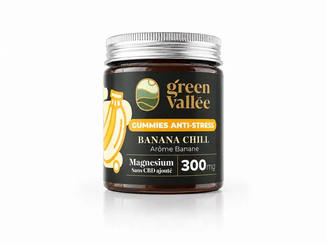 Green Vallée Gummies Banane bonbons CBD 30 magnésium