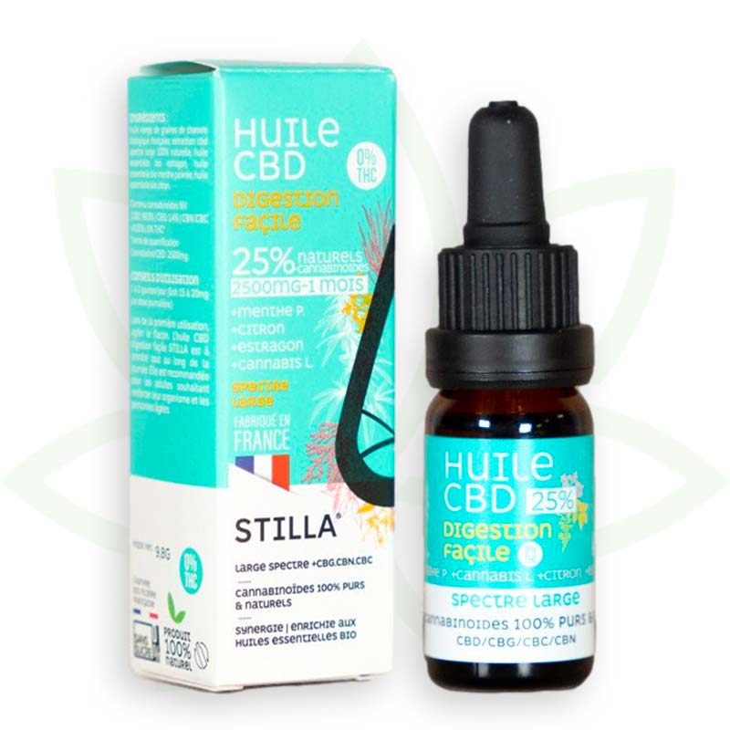 Stilla Digestion Facile huile CBD 5% 10 ml menthe citron