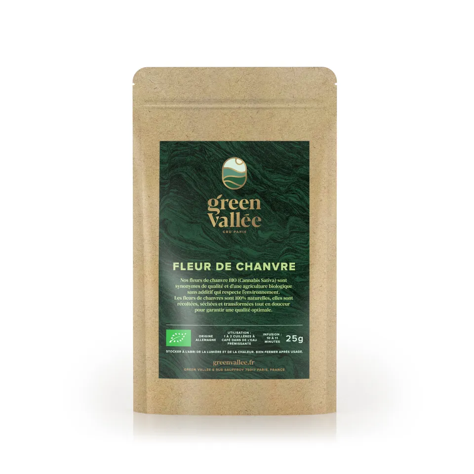 Green Vallée Fleur de Chanvre Bio infusion CBD 25 g
