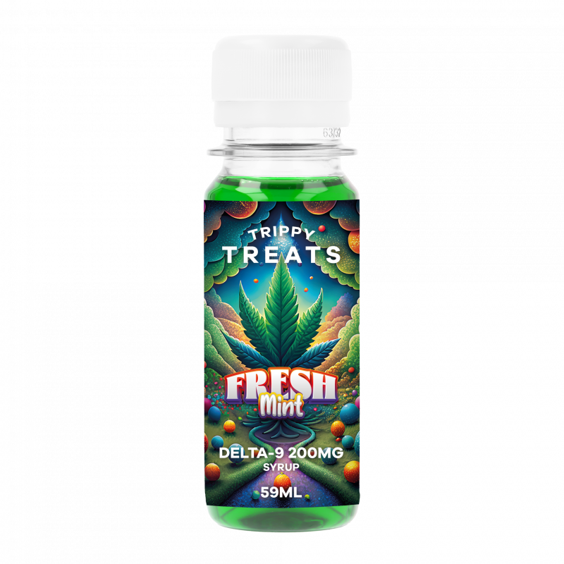Cali Weed Sirops THC Menthe sirop 200 mg menthe fraîche