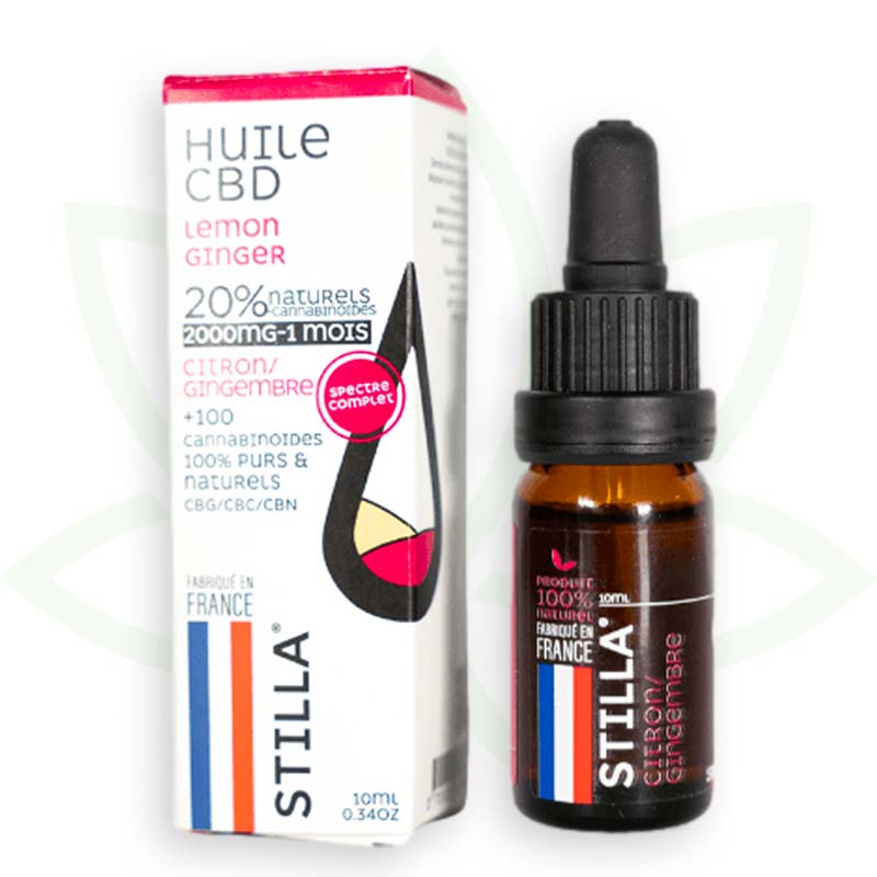 Stilla Lemon Ginger huile CBD 10% 10 ml full spectrum