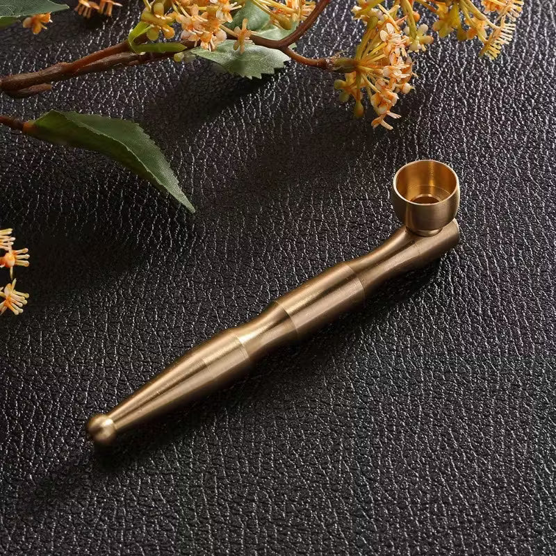 CBDLegalPT Parafernalia Pipe Gold Herbe Compacte