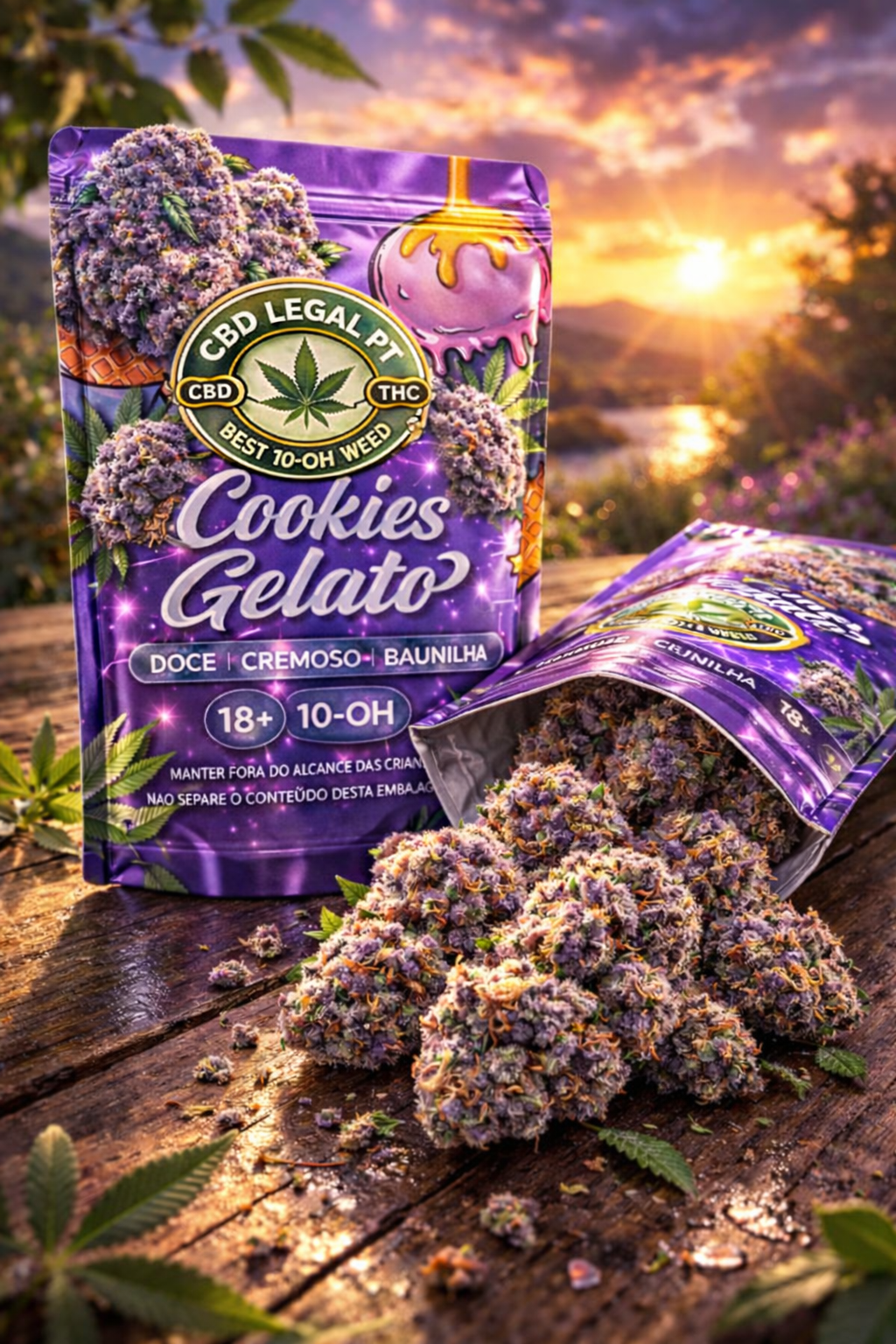 CBDLegalPT Collection 10-OH Cookies Gelato fleur 3,5 g