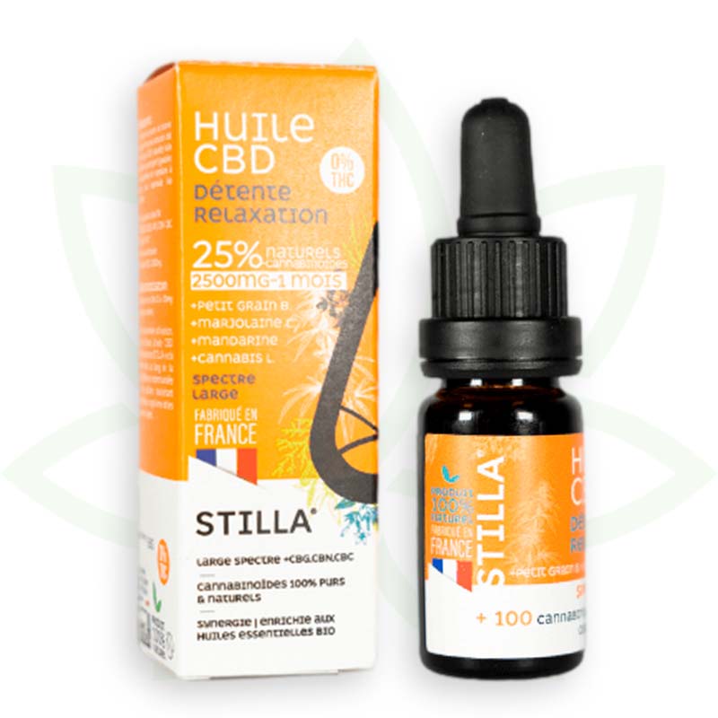 Stilla Huiles de CBD Détente Relaxation huile 10 ml 5%