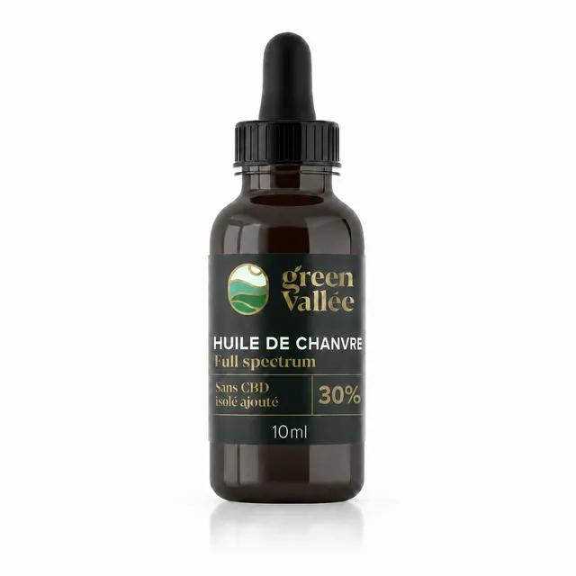 Green Vallée Huile chanvre 30% huile CBD 10ml full spectrum