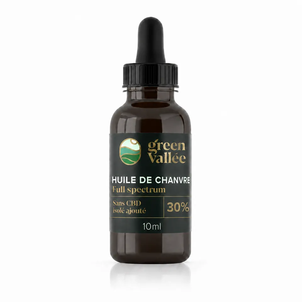 Green Vallée Huile chanvre 30% huile CBD 10ml full spectrum