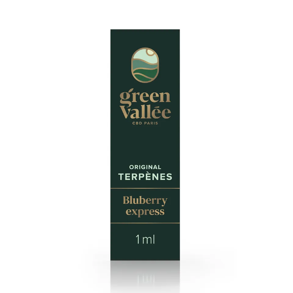 Green Vallée Blueberry Express Terpènes CBD 1 ml
