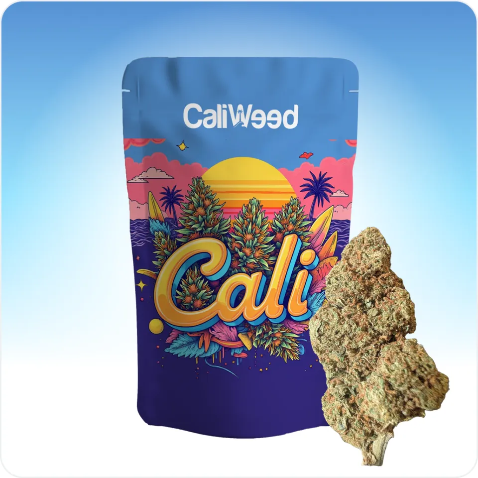 Cali Weed Cali Grape CBD fleur indoor 5G raisin sucrée