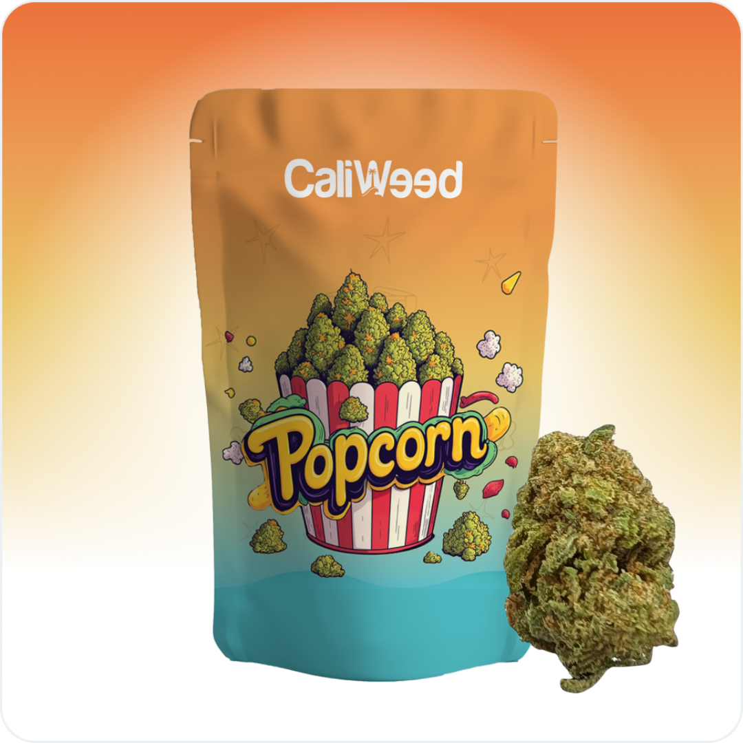 Cali Weed Popcorn CBD fleur Tutti Frutti 5G indoor fruitée