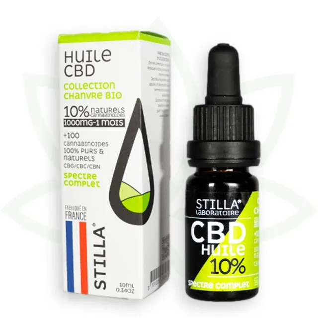 Stilla Chanvre Huile CBD 10% 10ml chanvre bio