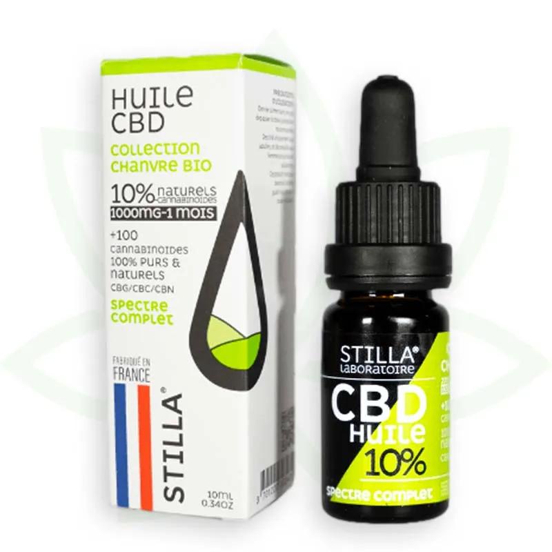 Stilla Chanvre Huile CBD 10% 10ml chanvre bio