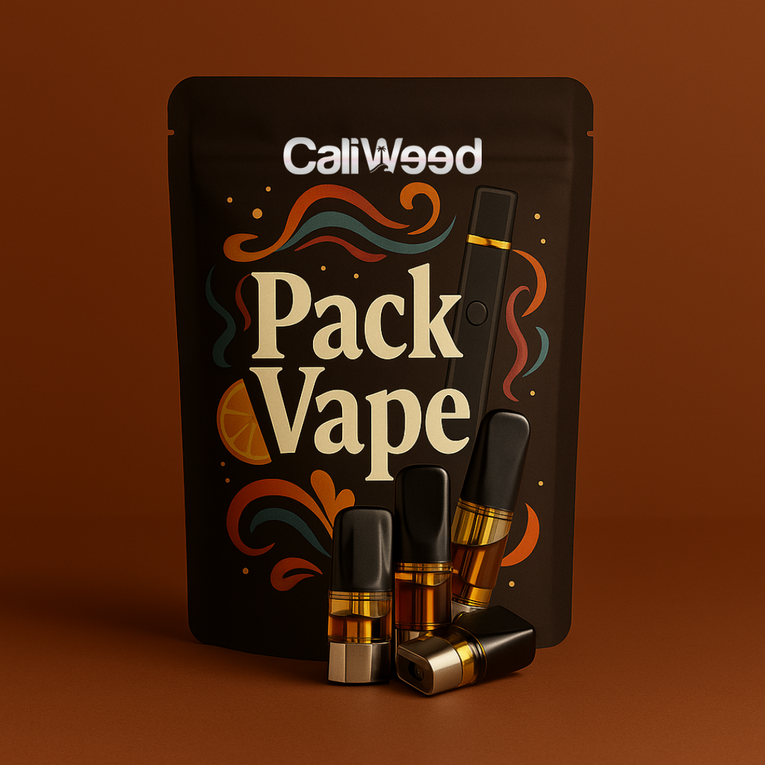 Cali Weed Pack CBD Découverte Vapes 5 cartouches pen