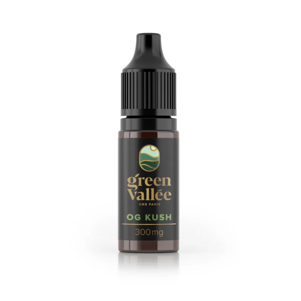Green Vallée OG Kush e-liquide CBD 300mg 10ml bio