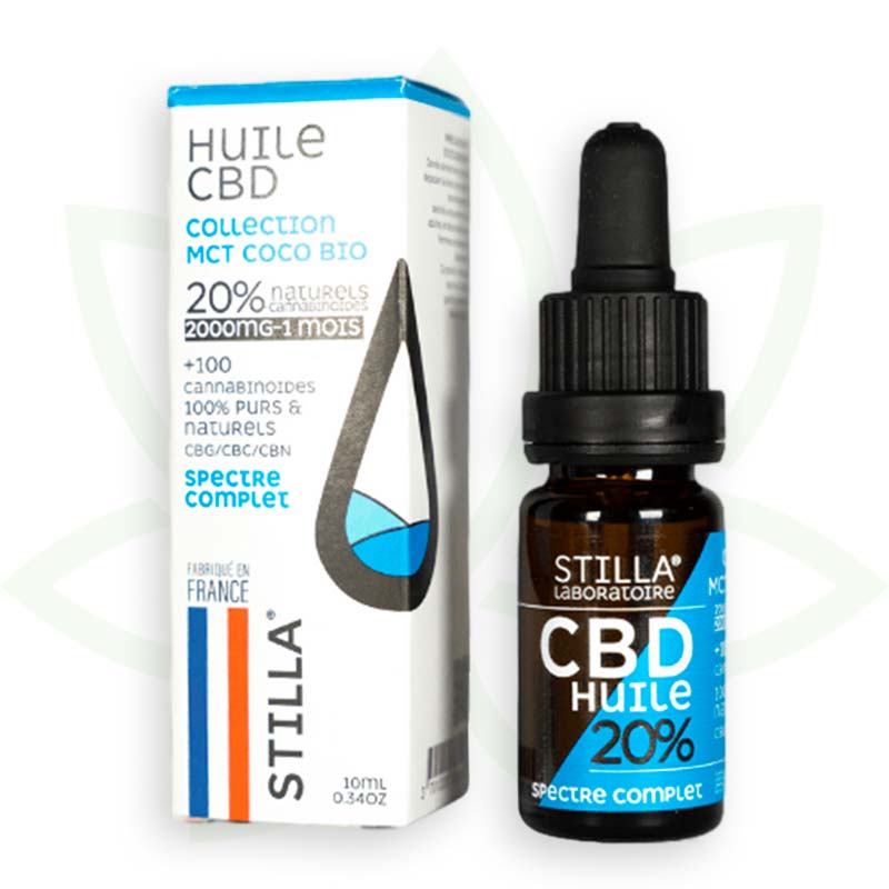 Stilla MCT Coco huile CBD 10ml 20% full spectrum