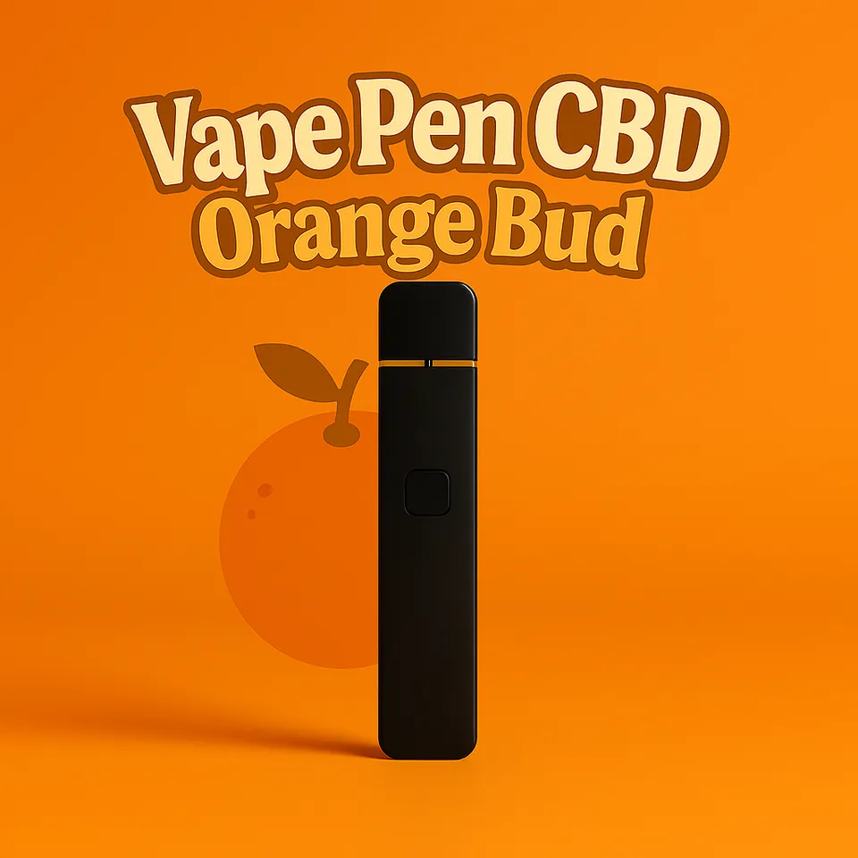 Cali Weed Vape CBD Orange Bud vape 1 ml agrume