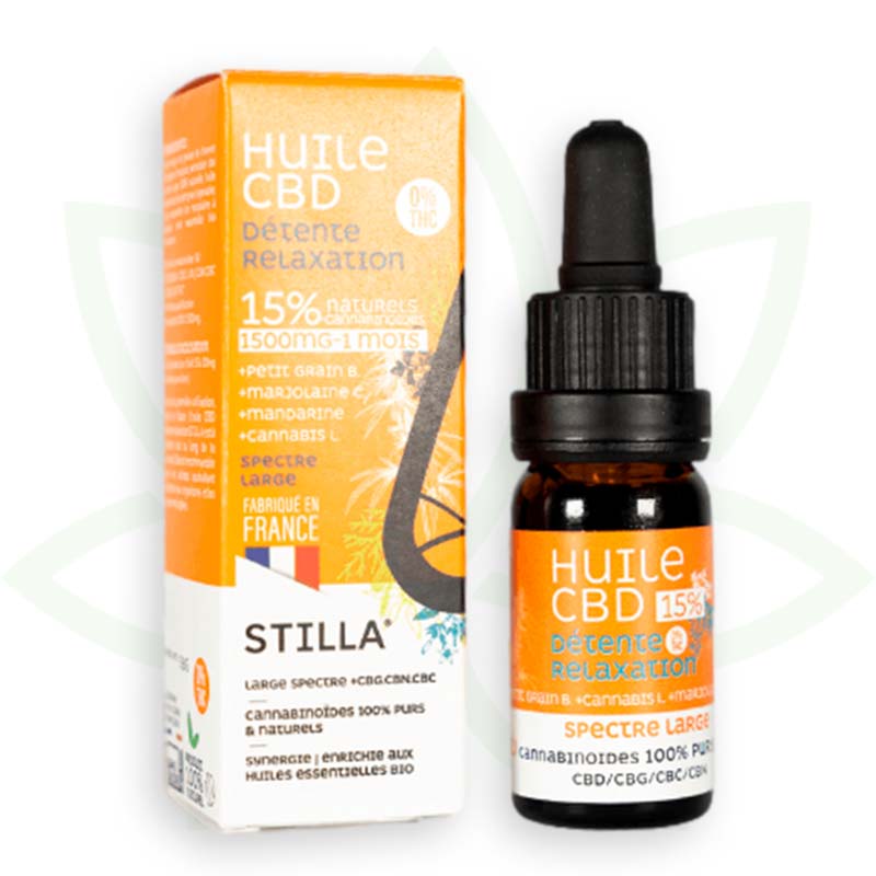 Stilla Huiles de CBD Détente Relaxation huile 10 ml 5%