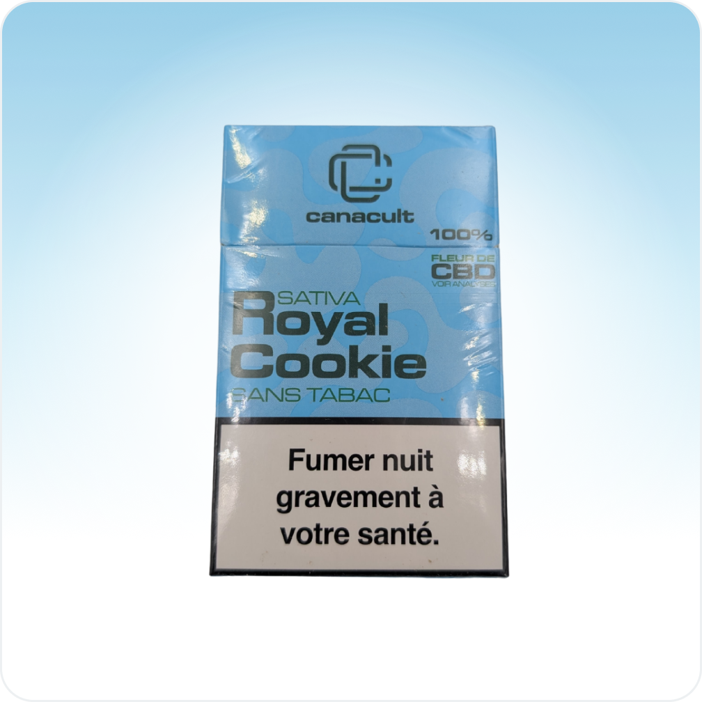 Cali Weed Royal Cookie Cigarettes CBD cookie sans tabac