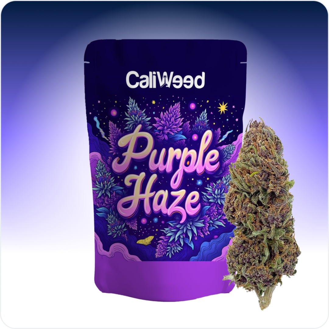 Cali Weed Fleurs de CBD Purple Haze fleur 5 g hybride 10%