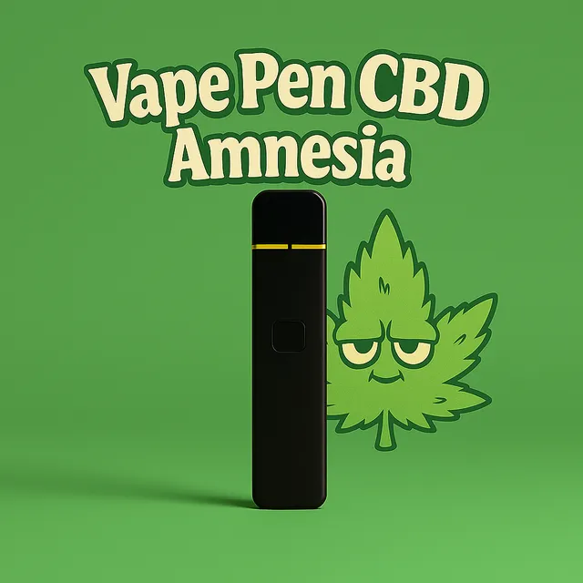 Cali Weed Amnesia vape CBD 1 ml citron