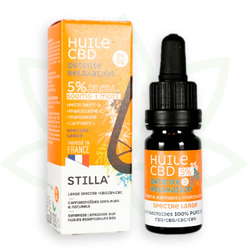 Stilla Huiles de CBD Détente Relaxation huile 10 ml 5%