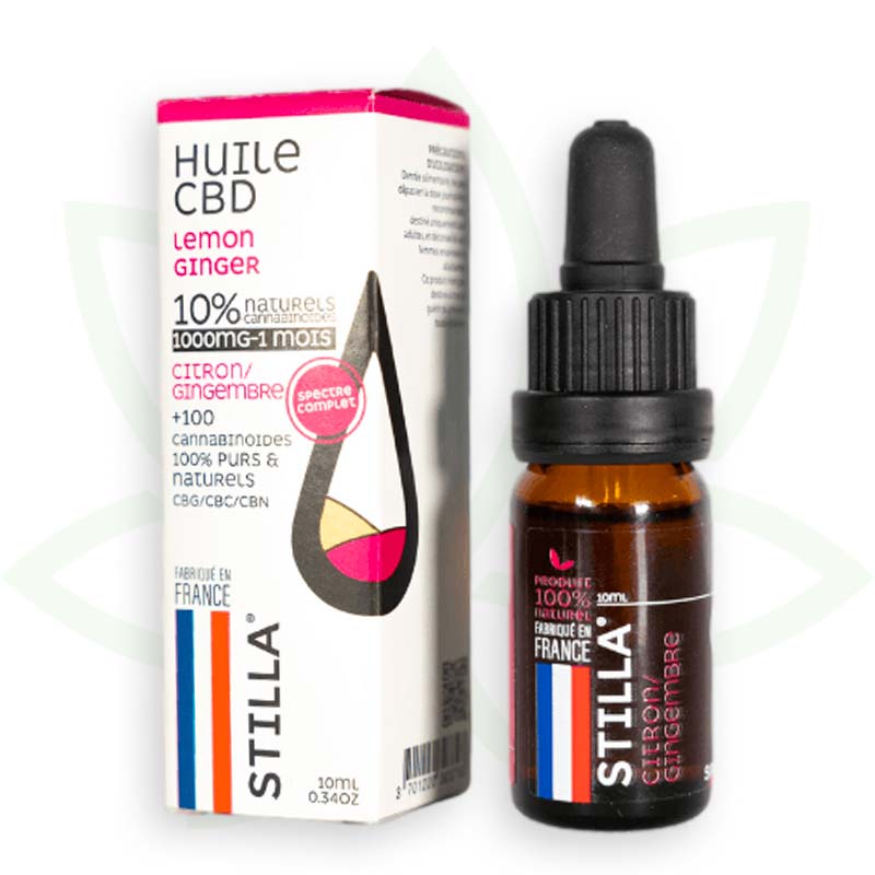 Stilla Lemon Ginger huile CBD 10% 10 ml full spectrum