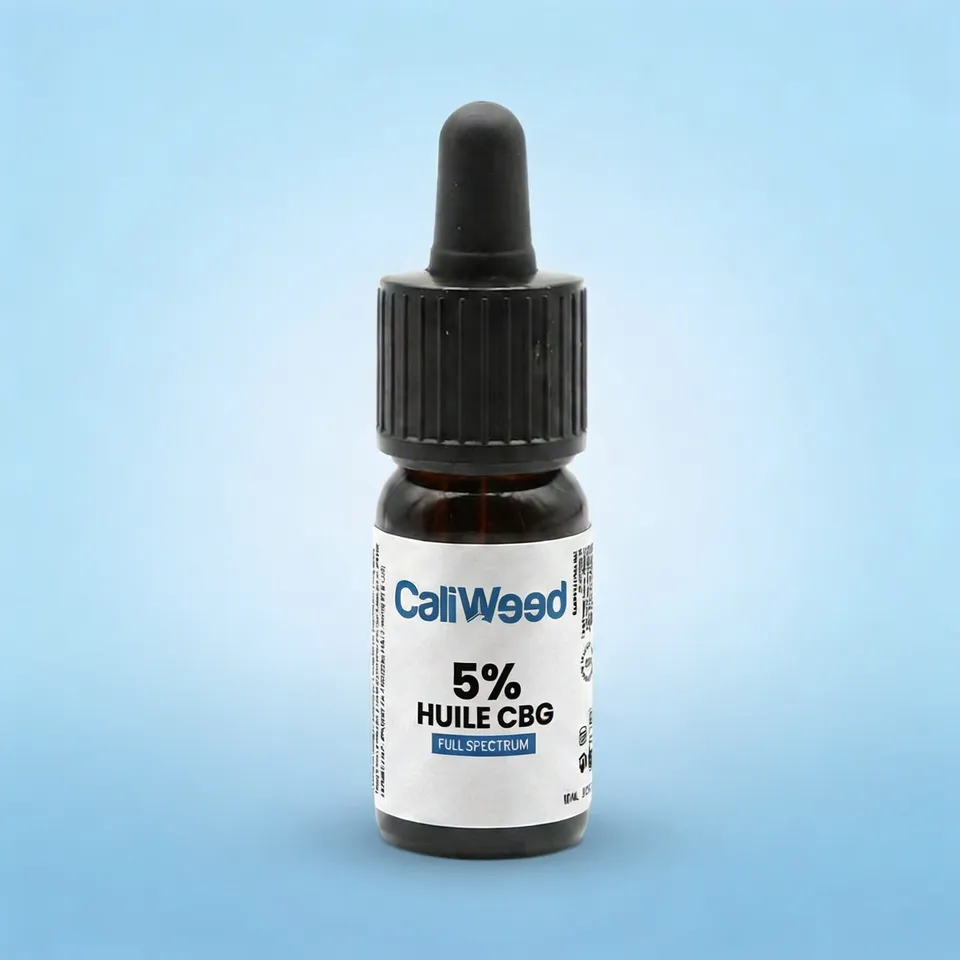 Cali Weed Huile CBD CBG 5% Chanvre 10ml