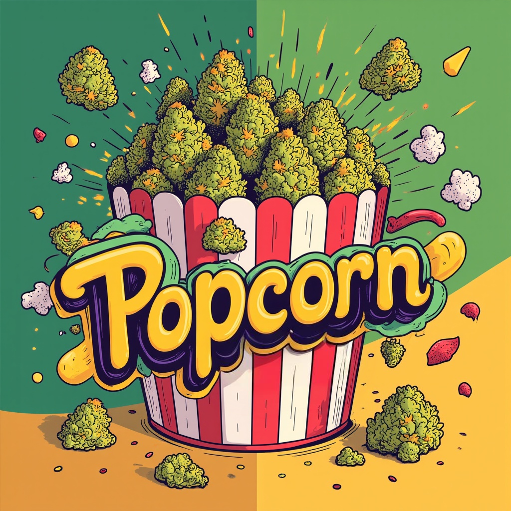 Cali Weed Popcorn CBD fleur Tutti Frutti 5G indoor fruitée