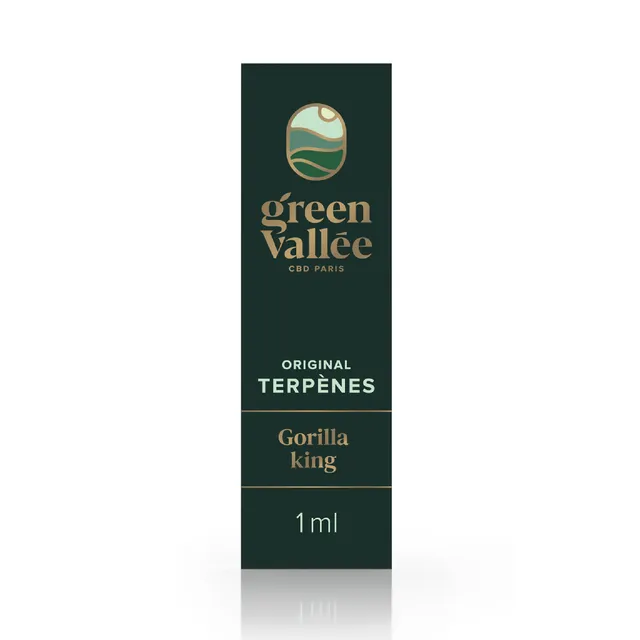 Green Vallée Gorilla King terpènes CBD naturels 1 ml