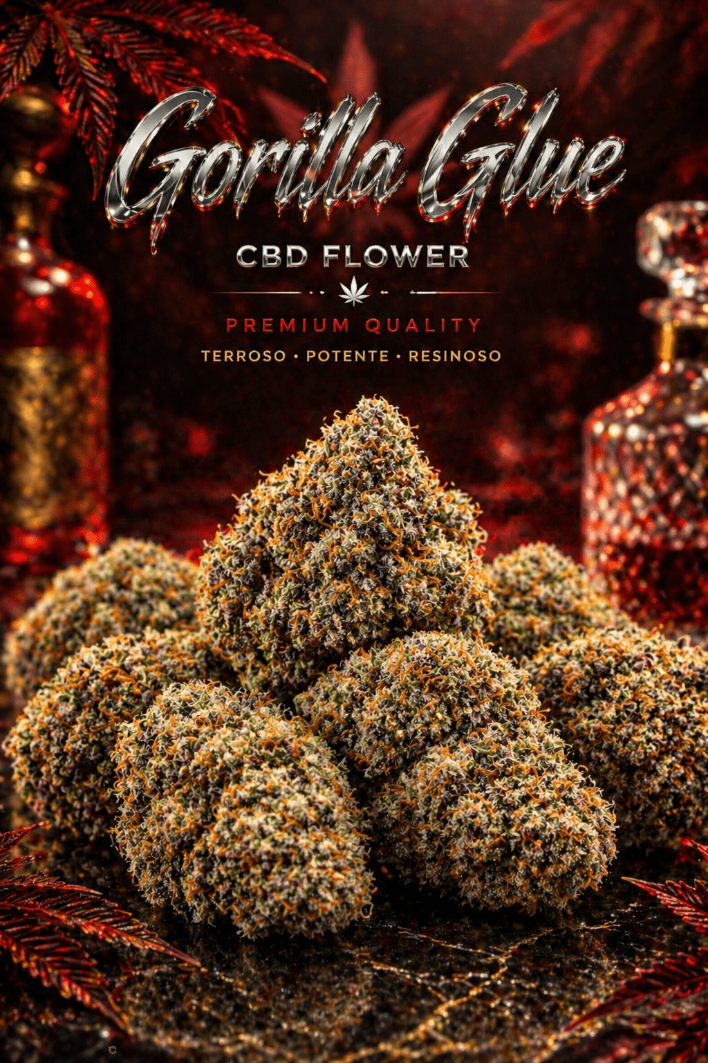 CBDLegalPT Gorilla Glue fleur CBD 1 g
