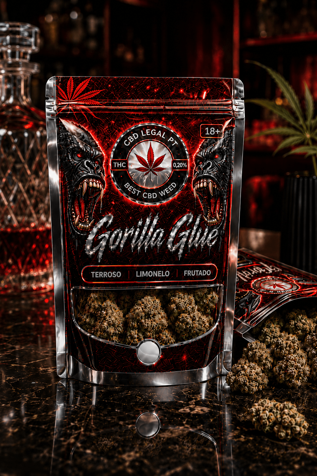 CBDLegalPT Gorilla Glue fleur CBD 1 g