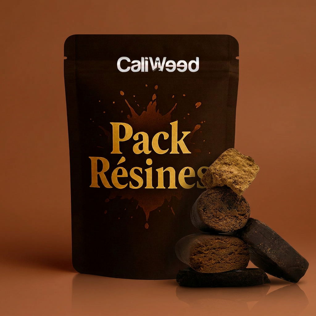Cali Weed Pack CBD résine découverte 12,5g 5 variétés
