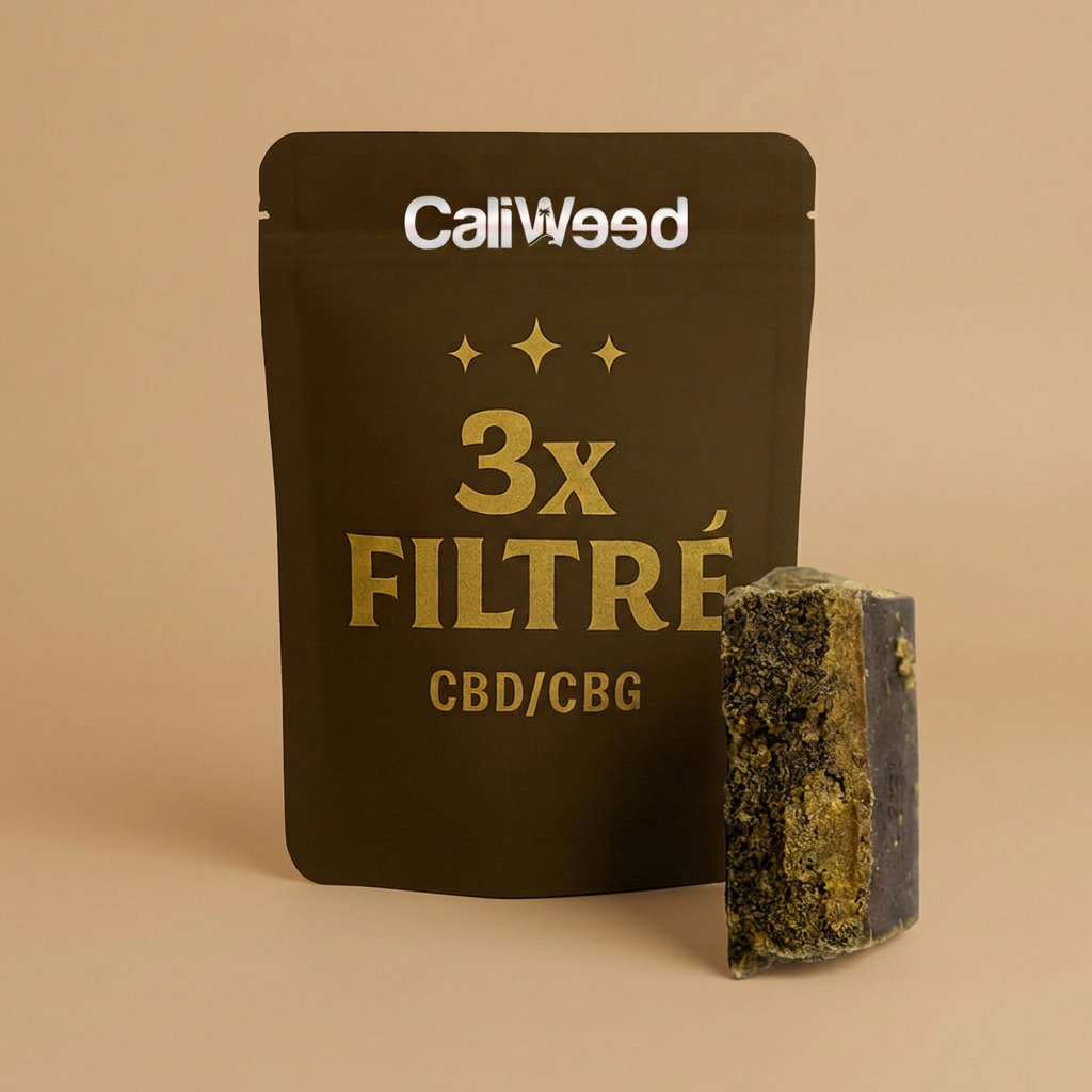 Cali Weed Résine 3x Filtré CBD 21% CBG 23% hash 5g
