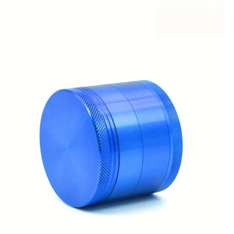 CBDLegalPT grinder métal bleu 4 parties avec récupérateur