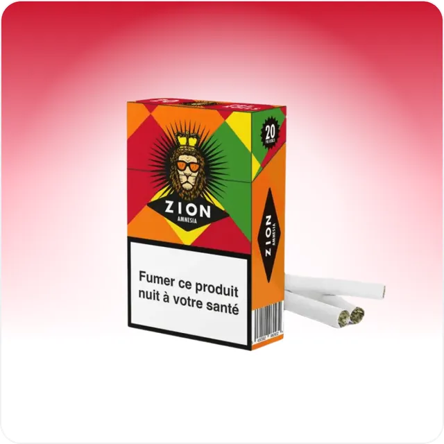 Cali Weed Amnesia cigarette CBD paquet 20 sans tabac