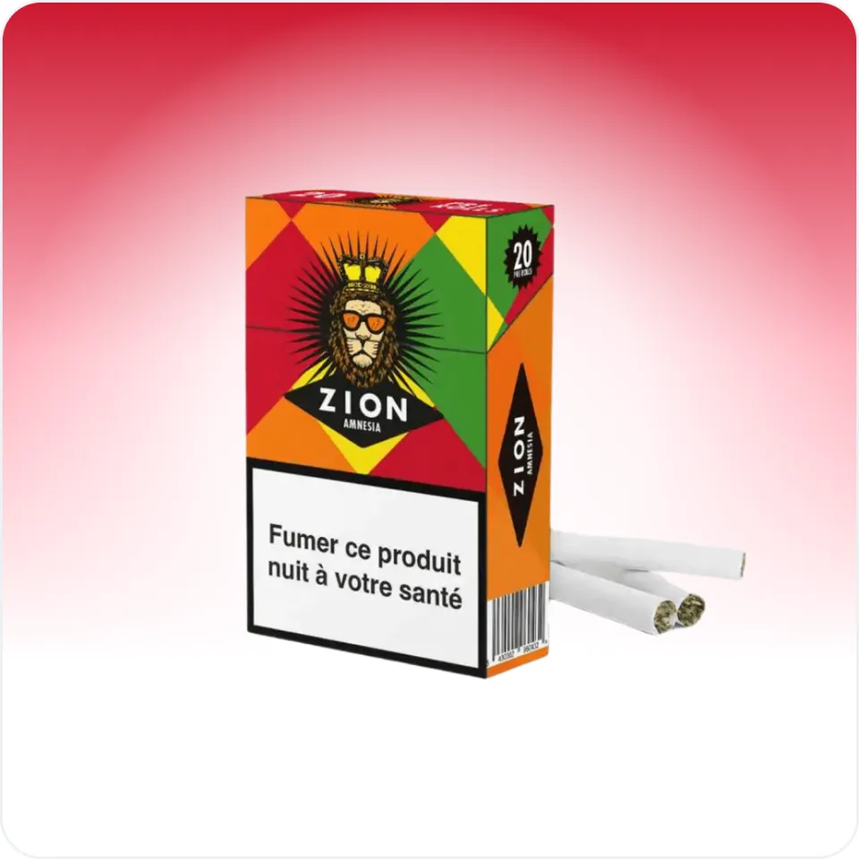 Cali Weed Amnesia cigarette CBD paquet 20 sans tabac