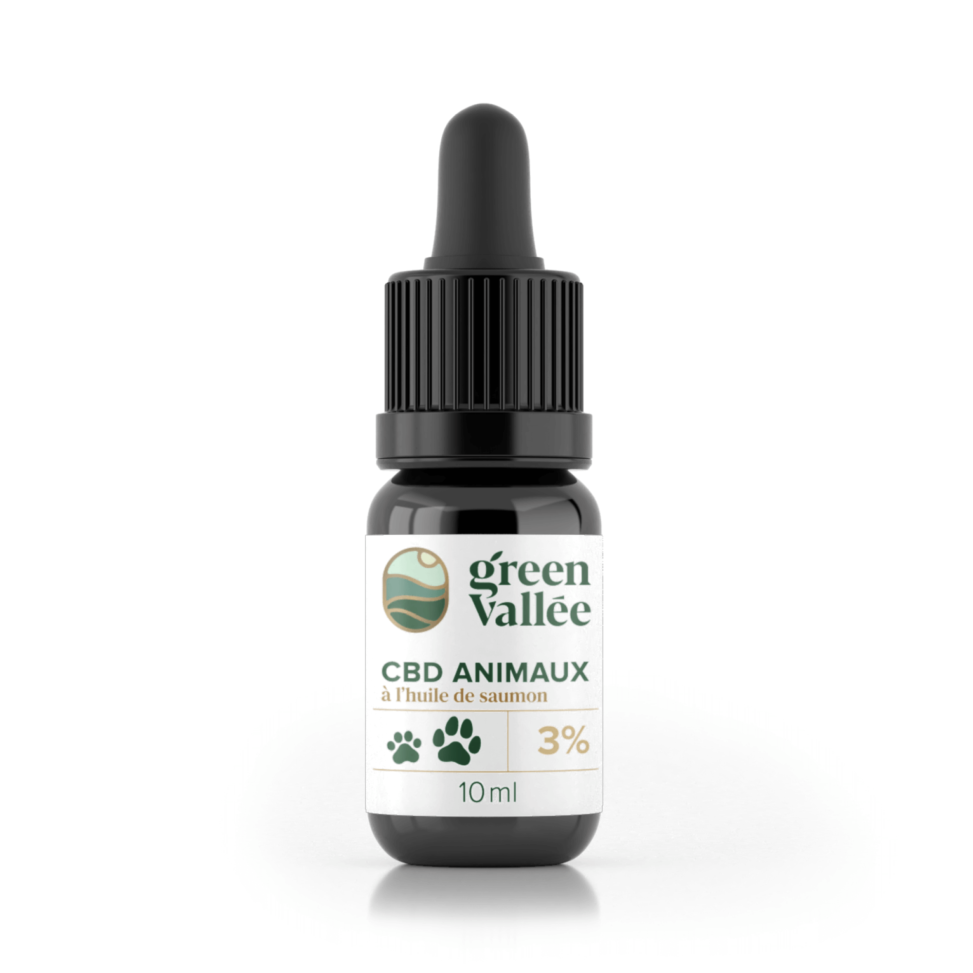 Green Vallée Animaux CBD huile Fish Oil 3 % 10 ml chien chat