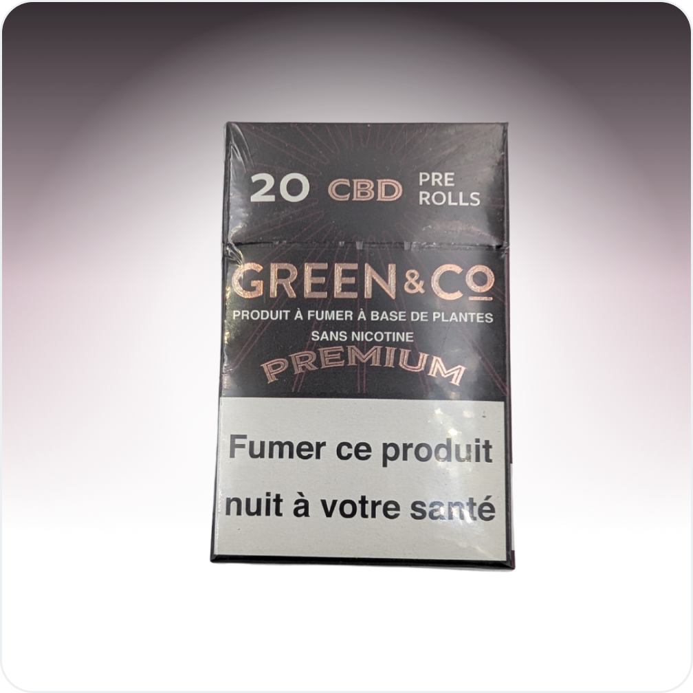 Cali Weed Cigarettes CBD Premium 20 cigarettes sans tabac