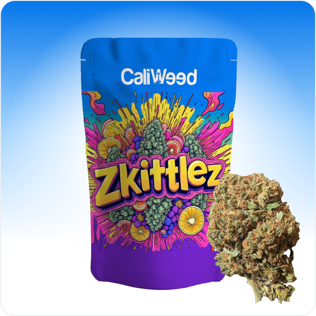 Cali Weed Zkittlez Fleur CBD 5G bonbon fruité