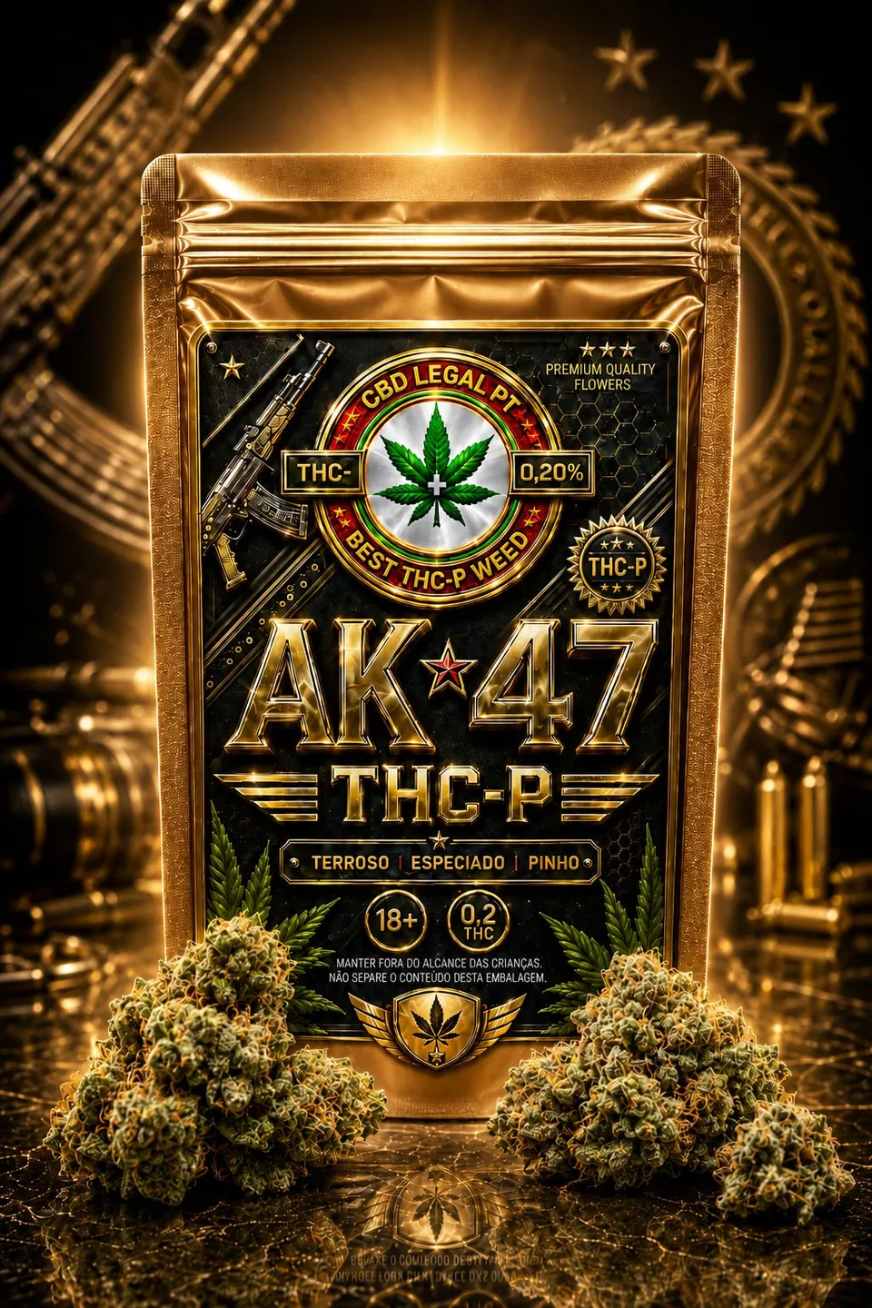 CBDLegalPT AK-47 THC-P Fleur 3,5g premium