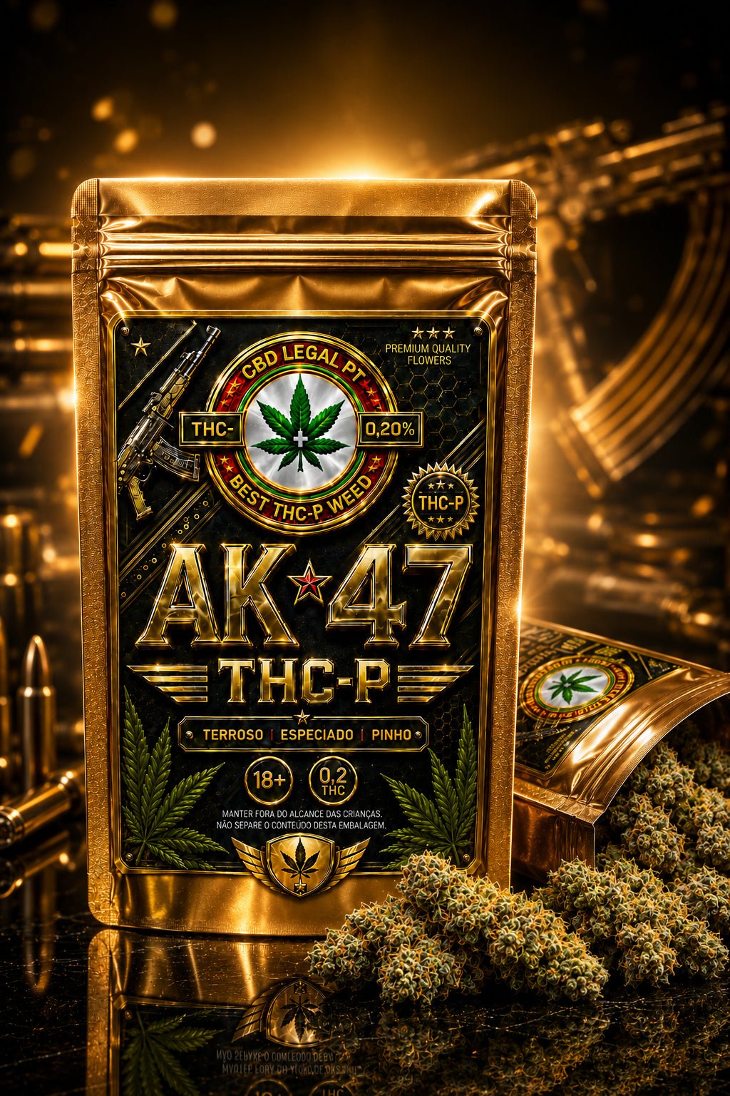 CBDLegalPT AK-47 THC-P Fleur 3,5g premium