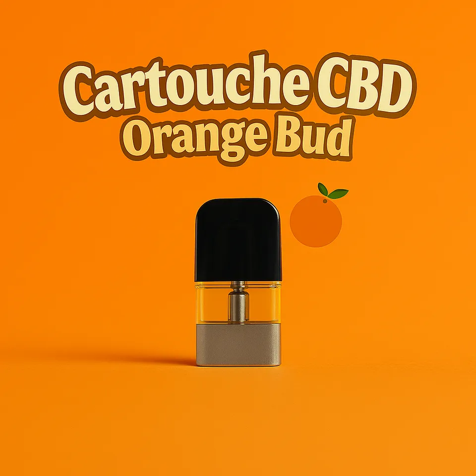 Cali Weed Cartouche CBD Orange Bud 1 ml agrume