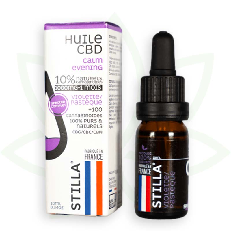 Cali Weed Stilla Calm Evening huile CBD 10% 10ml